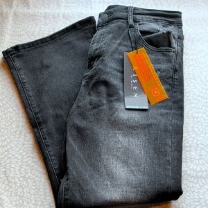 Risen Black Medium Wash High Rise Denim Jeans Size 15 NWT